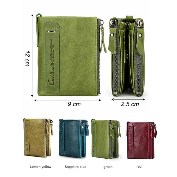 Genuine Leather Bifold Wallet BOGOFREE