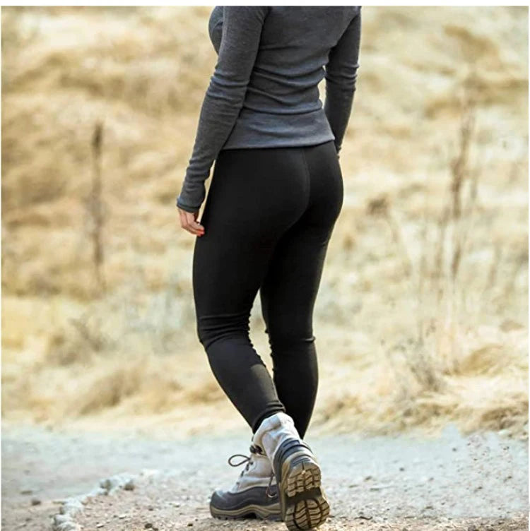 Womens 100% Merino Wool Leggings