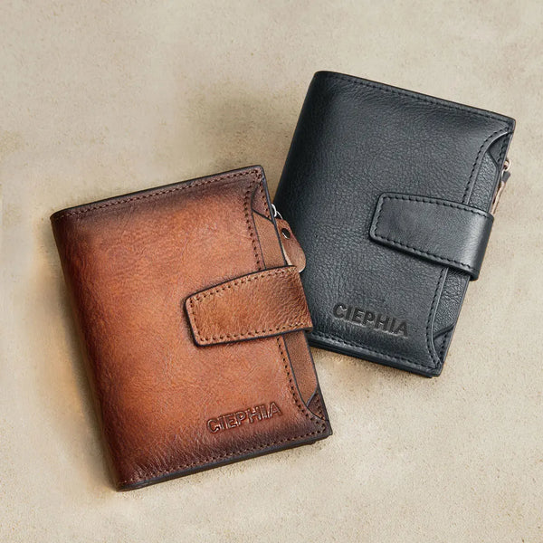 Vintage Genuine Leather Men's Wallet 40% off when add to cart!