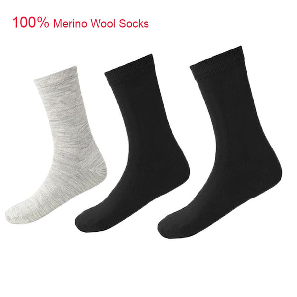 Natural 100% Merino Wool Men's and Women's Socks 40%off when add to cart!